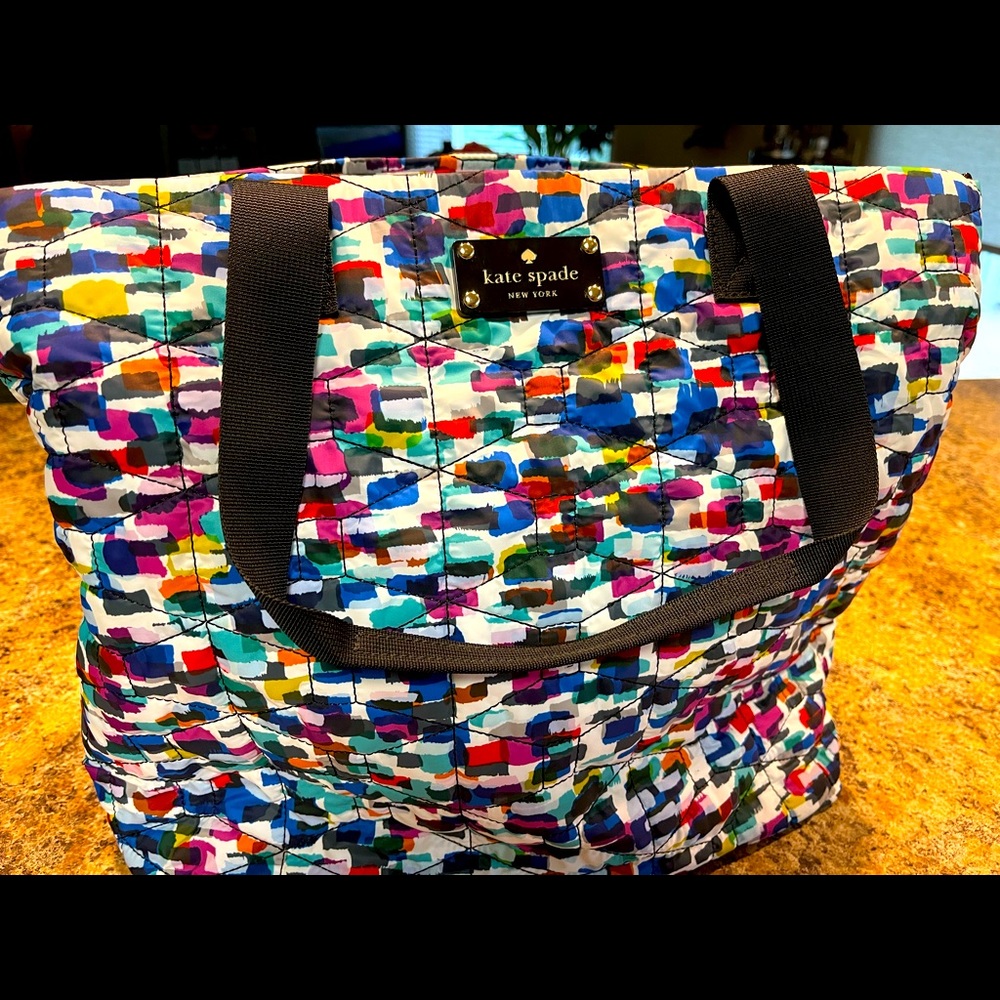 kate spade large multicolor handbag